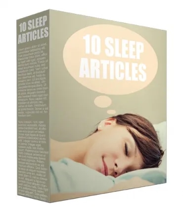 10 Sleep PLR Article Page 2017
